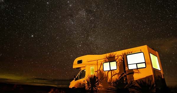 OutdoorHQ - Thumbnail - Campervan parked up under the stars